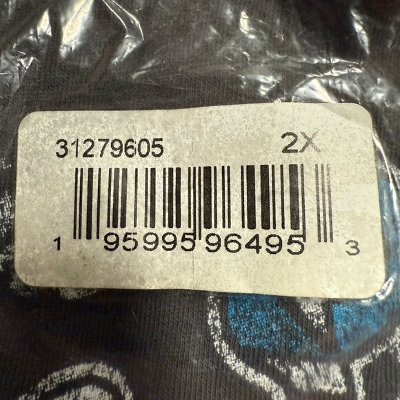 The Rolling Stones Women's Cropped Tank Top American Flag Logo Graphic Black 2X - Picture 10 of 10